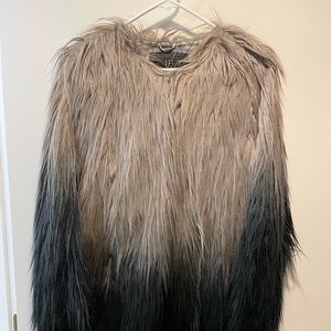 Ombré fur coat from Revolve